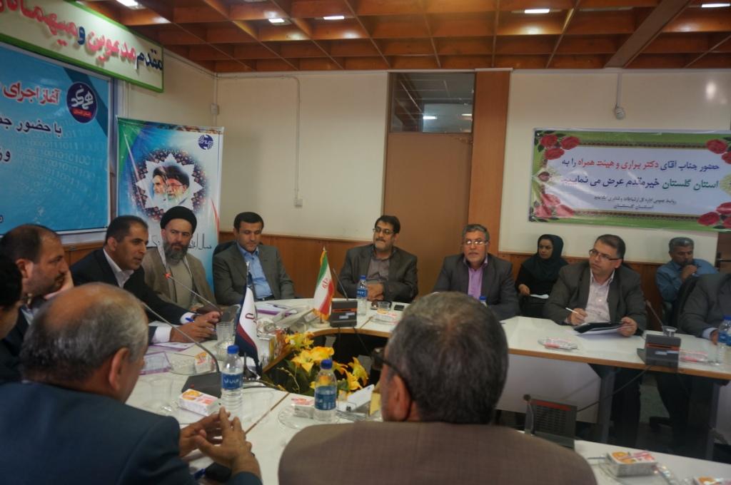 همسانسازی کد تلفن ثابت در گلستان با حضور دکتر براری 3