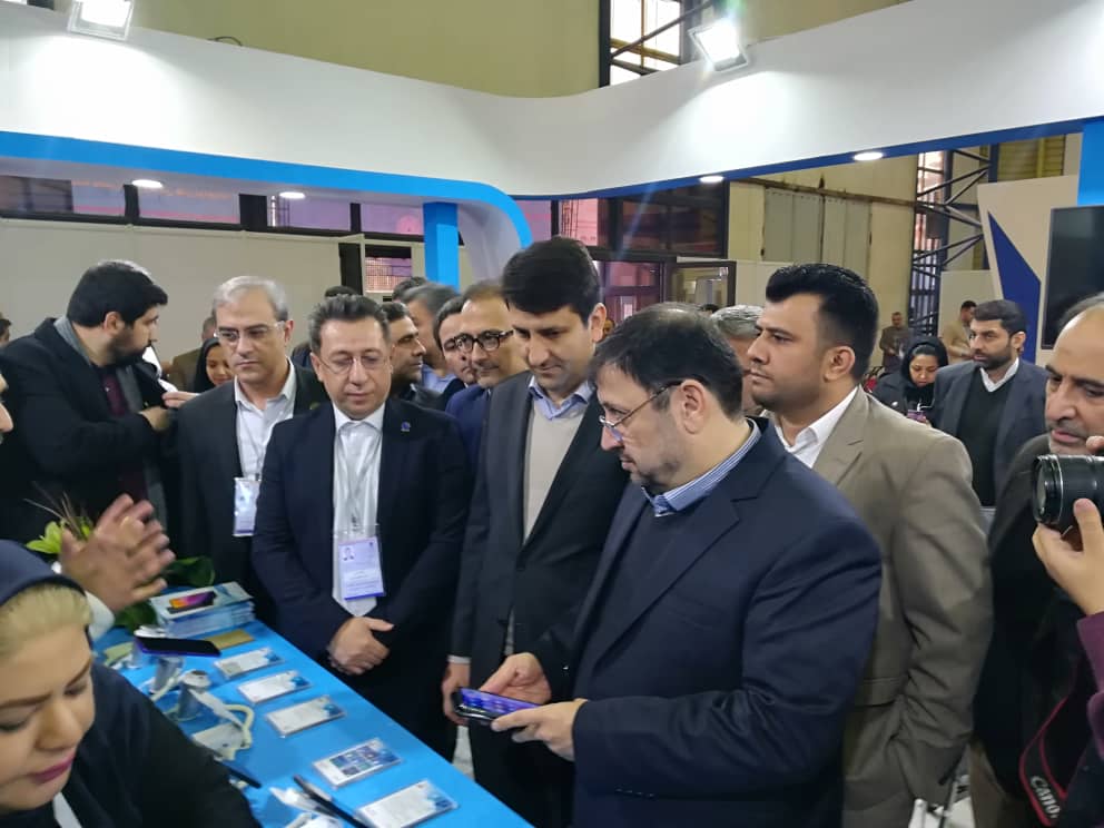 افتتاح نمایشگاه تلکام 2019 توسط معاون فناوری و نوآوری وزارت و رئیس مرکز ملی فضای مجازی ایران