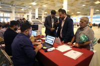 میز خدمت وزارت ارتباطات و فناوری اطلاعات همزمان با هفته دولت در مصلی تهران