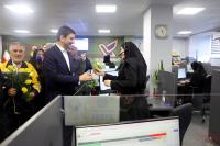 بازدید وزیر ارتباطات از اداره پست شهید مفتح به مناسبت روز جهانی پست