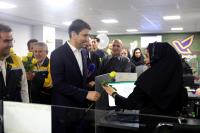 بازدید وزیر ارتباطات از اداره پست شهید مفتح به مناسبت روز جهانی پست