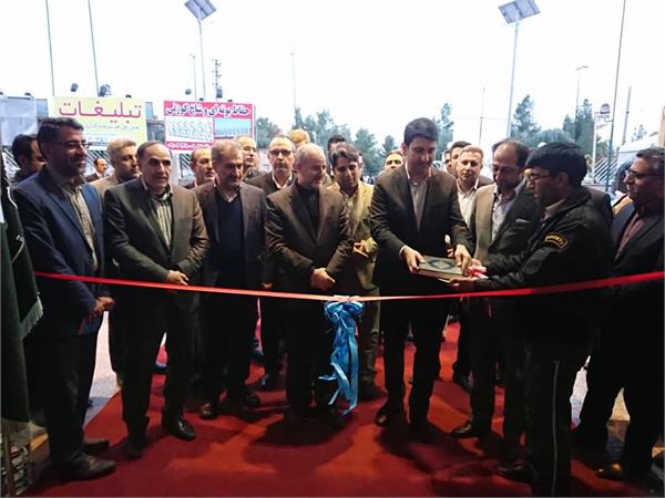 حضور و سخنرانی معاون فناوری و نوآوری در آیین افتتاح نمایشگاه الکامپ قم سال 1398